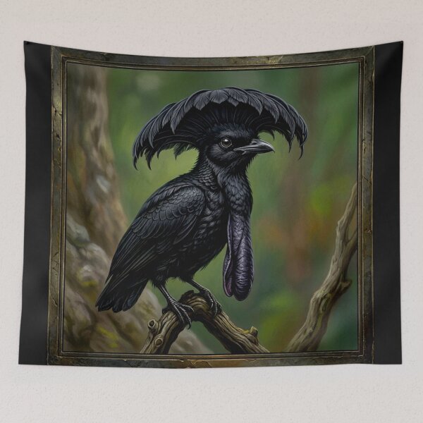 Item preview, Exotic Beautiful Birds - Long-wattled Umbrella Bird #4 designed and sold by Helios Be. Lavsh.