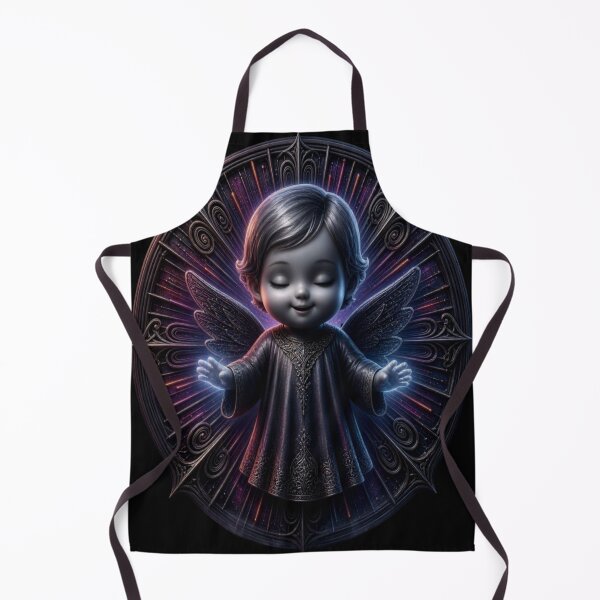 Item preview, Gothic Baby Angel - Mystical Glowing Cherub Art designed and sold by Breezes-of-Ida.