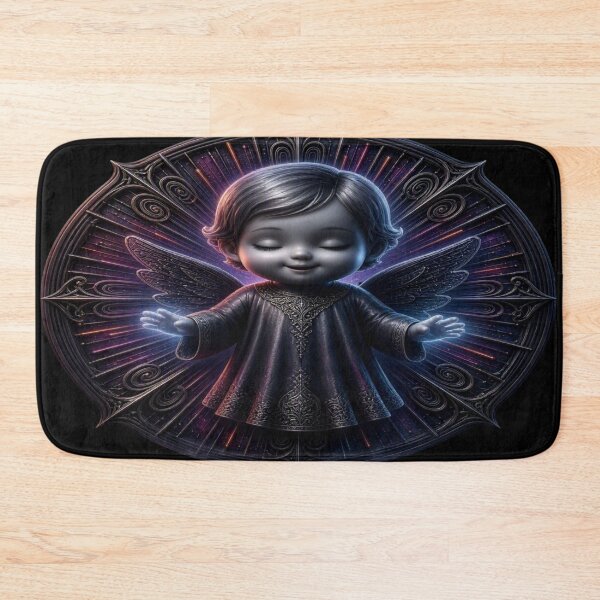 Item preview, Gothic Baby Angel - Mystical Glowing Cherub Art designed and sold by Breezes-of-Ida.