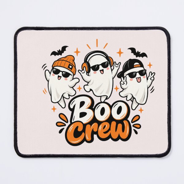 Item preview, Boo Crew Dancing Ghosts – Cute Halloween Ghost Party Kawaii Spooky Design designed and sold by Sanika arts .