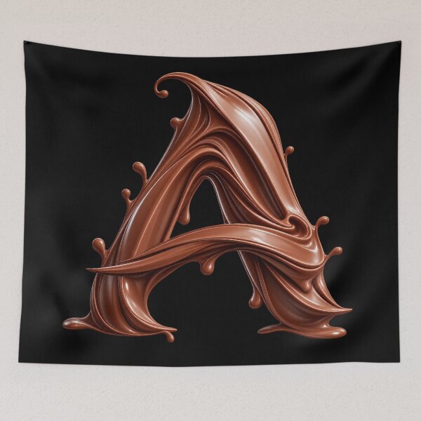 Item preview, Chocolate Sculpture Letter A designed and sold by GRFORA.