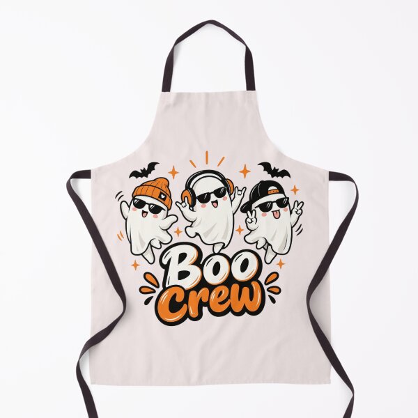 Item preview, Boo Crew Dancing Ghosts – Cute Halloween Ghost Party Kawaii Spooky Design designed and sold by Sanika arts .