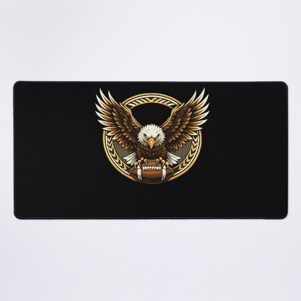 Item preview, Bald Eagle Football Badge Sports Mascot Team Pride Graphic designed and sold by slmfams.