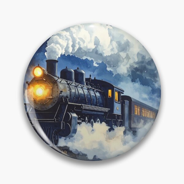 Item preview, Steam locomotive, night journey designed and sold by LiskoDesign.