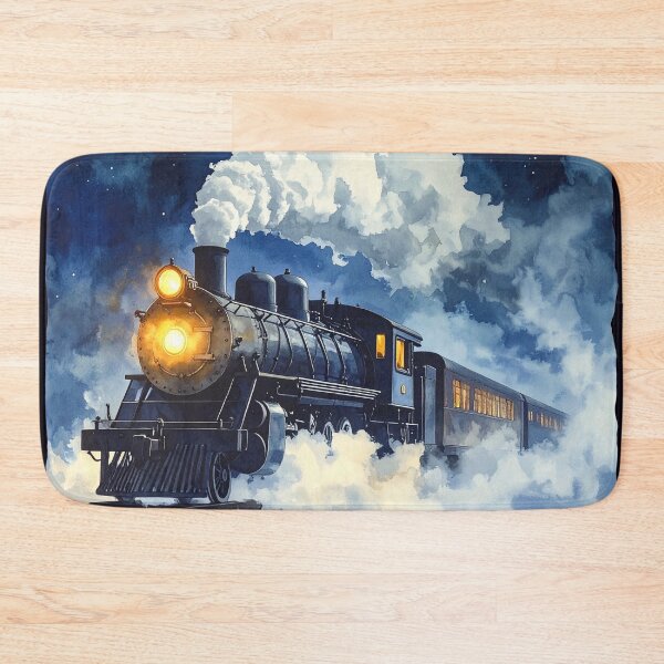 Item preview, Steam locomotive, night journey designed and sold by LiskoDesign.