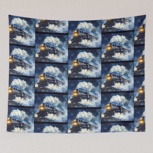 Item preview, Steam locomotive, night journey designed and sold by LiskoDesign.