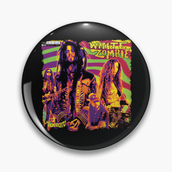 Item preview, white zombie band designed and sold by HexPopArt.