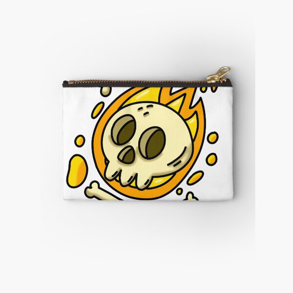 Item preview, Halloween Skull & Bones – Yellow Orange Edition designed and sold by aleajsstuff.