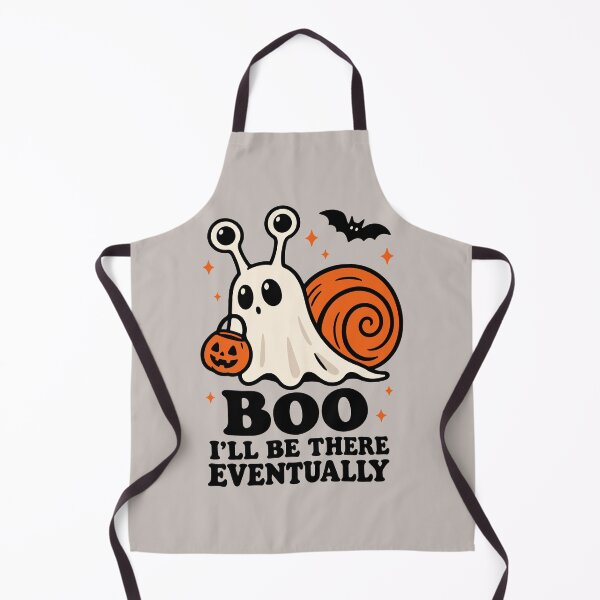 Item preview, Ghost Snail Halloween – Cute Spooky Snail “Boo, I’ll Be There Eventually” designed and sold by Skryp-art.