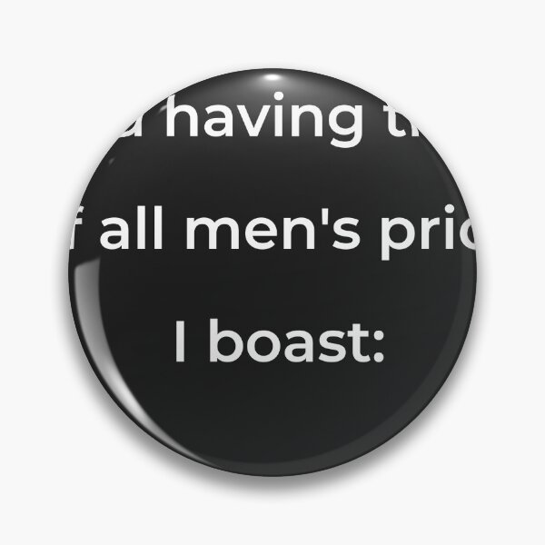 Item preview, “And having thee, of all men’s pride I boast:” - print white designed and sold by ariksworld.