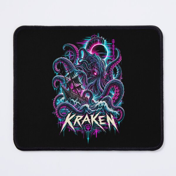 Item preview, Kraken – Cyber Glitch Sea Monster designed and sold by JupiterGlitchEmpire.