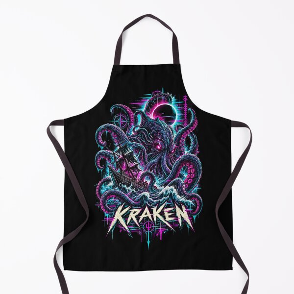 Item preview, Kraken – Cyber Glitch Sea Monster designed and sold by JupiterGlitchEmpire.