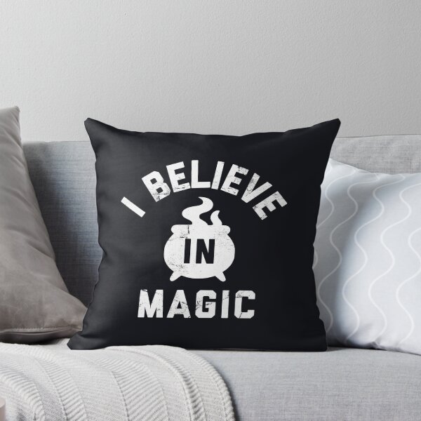 Item preview, I Believe in Magic Funny Magical Fantasy Halloween Witchy Quote #3 designed and sold by SalahBlt.