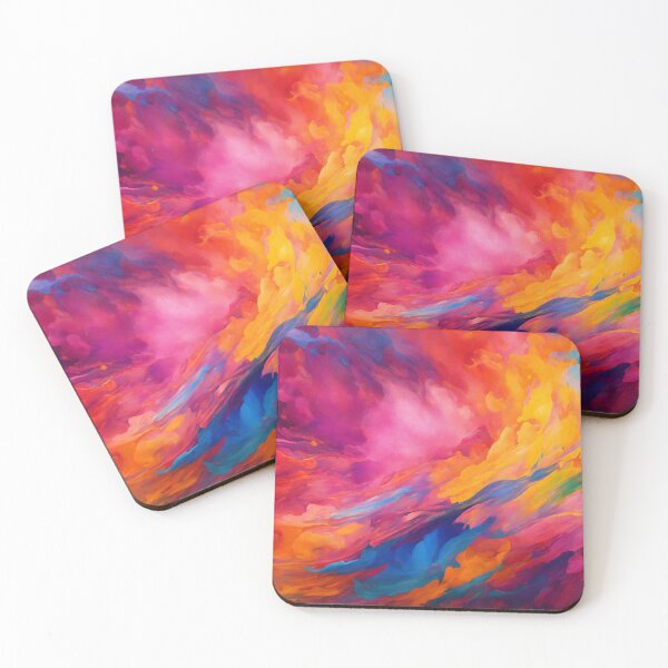 Item preview, Pintura abstracta multicolor designed and sold by shelteredinside.