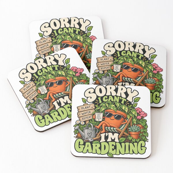 Item preview, Sorry I Can’t, I’m Gardening – Funny Plant Lover Design designed and sold by Vividy.