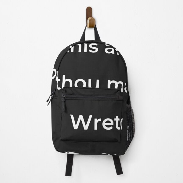 Item preview, “Wretched in this alone, that thou mayst take” - print white designed and sold by ariksworld.