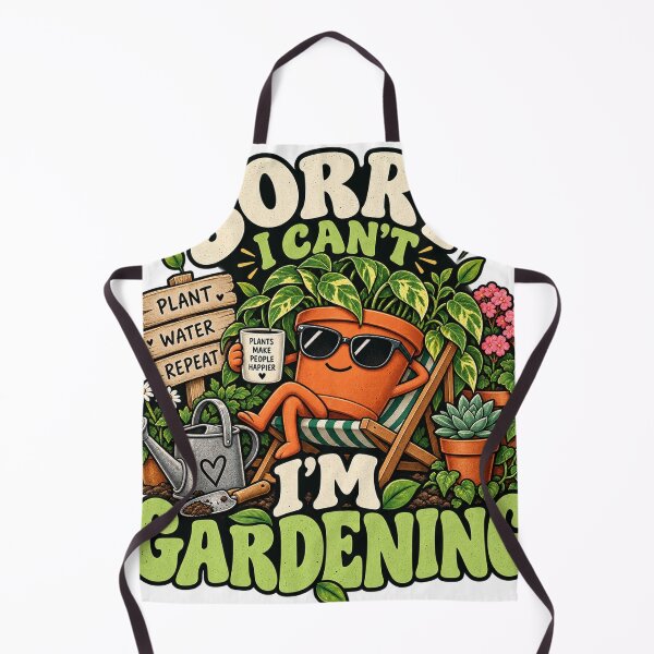 Item preview, Sorry I Can’t, I’m Gardening – Funny Plant Lover Design designed and sold by Vividy.