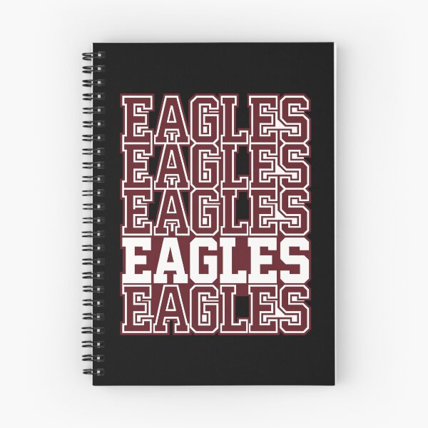 Item preview, Eagles Eagles Eagles Stacked Typography School Spirit Fan designed and sold by slmfams.