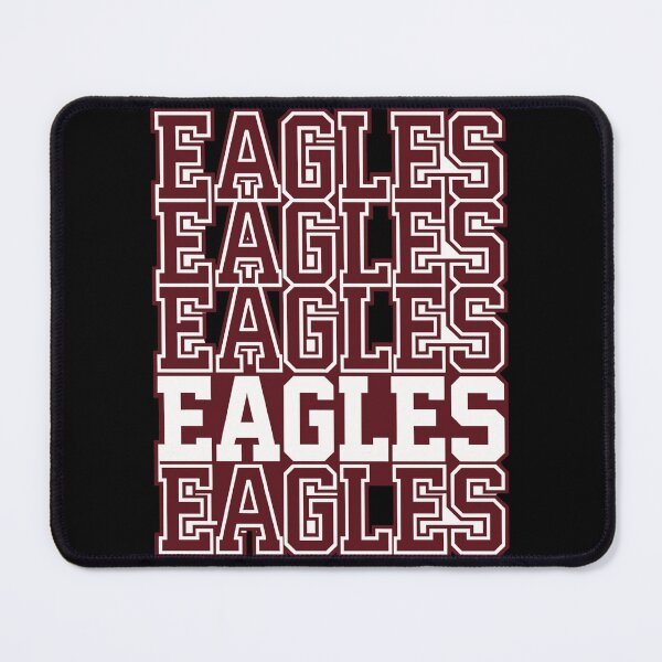 Item preview, Eagles Eagles Eagles Stacked Typography School Spirit Fan designed and sold by slmfams.