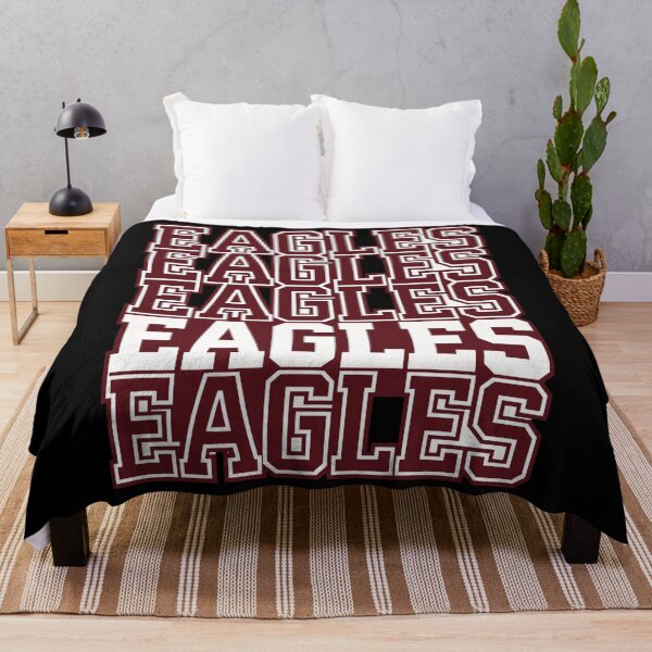 Item preview, Eagles Eagles Eagles Stacked Typography School Spirit Fan designed and sold by slmfams.