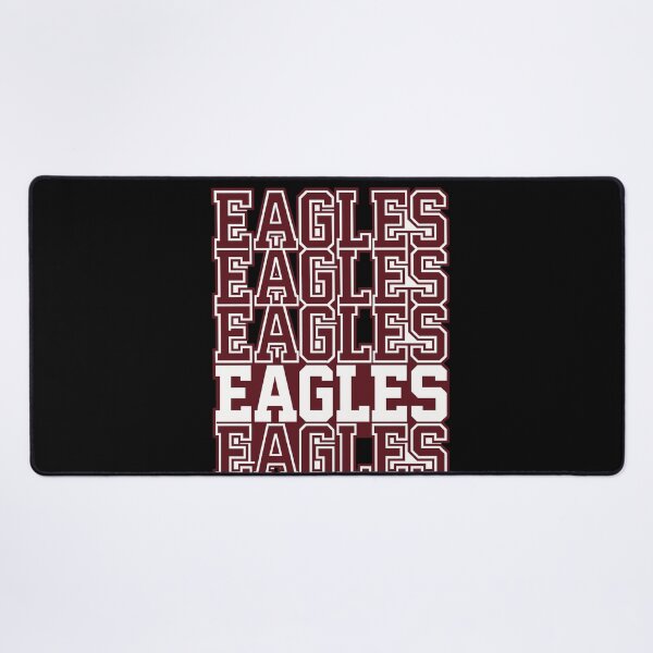 Item preview, Eagles Eagles Eagles Stacked Typography School Spirit Fan designed and sold by slmfams.