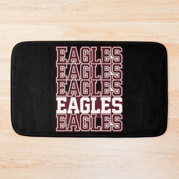 Item preview, Eagles Eagles Eagles Stacked Typography School Spirit Fan designed and sold by slmfams.