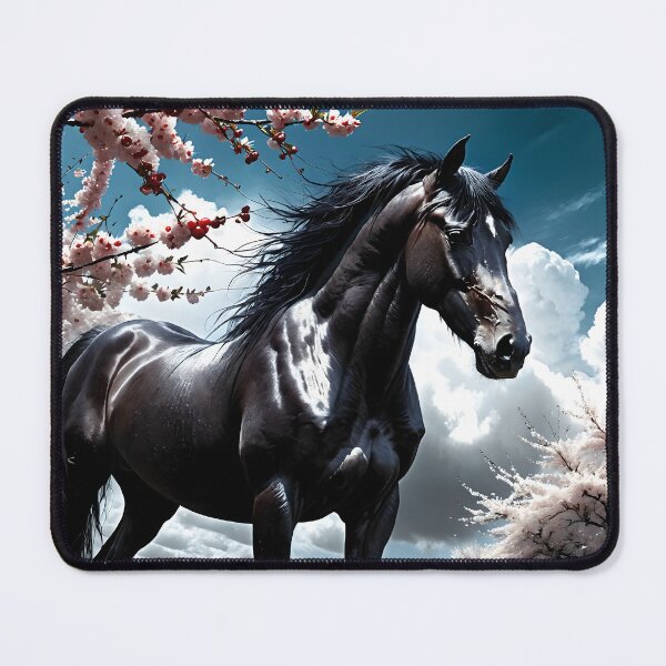 Item preview, But the big black horse said, "Look this way" - He said, "Hey lady, will you marry me?" 19 designed and sold by deep-sea-birds.