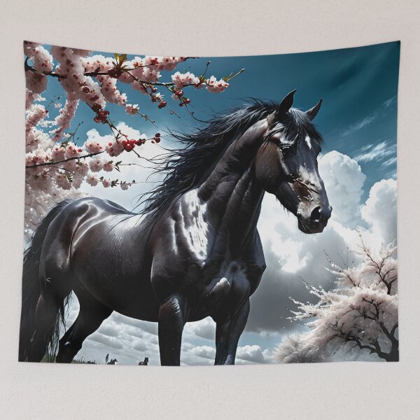 Item preview, But the big black horse said, "Look this way" - He said, "Hey lady, will you marry me?" 19 designed and sold by deep-sea-birds.