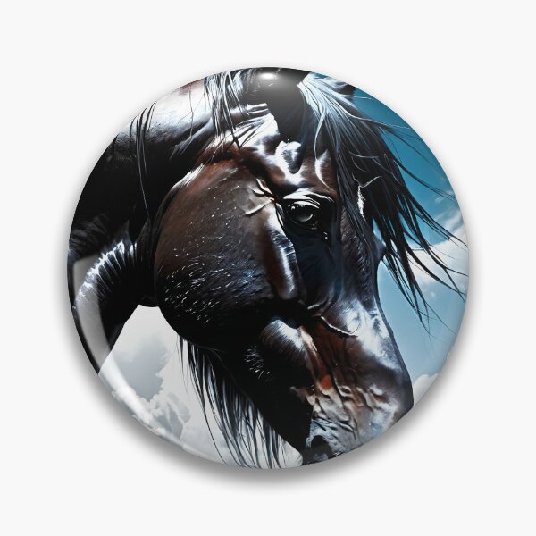 Item preview, But the big black horse said, "Look this way" - He said, "Hey lady, will you marry me?" 18 designed and sold by deep-sea-birds.