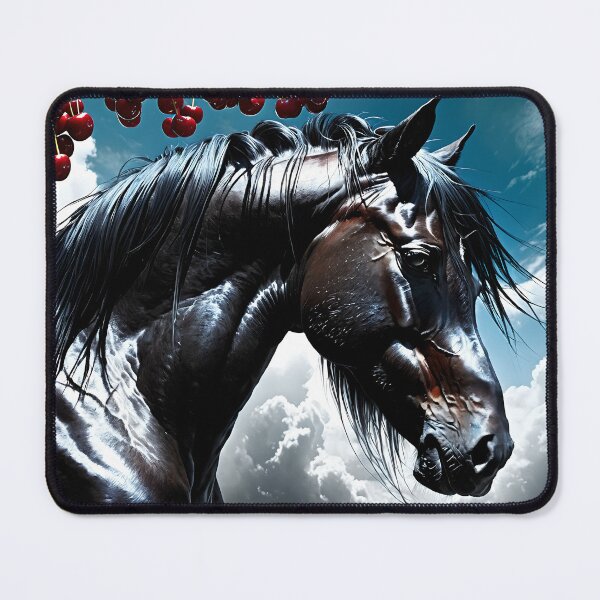 Item preview, But the big black horse said, "Look this way" - He said, "Hey lady, will you marry me?" 18 designed and sold by deep-sea-birds.