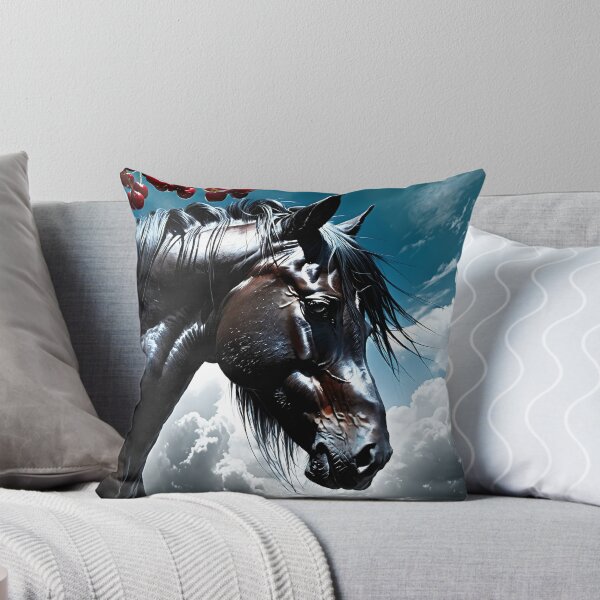 Item preview, But the big black horse said, "Look this way" - He said, "Hey lady, will you marry me?" 18 designed and sold by deep-sea-birds.
