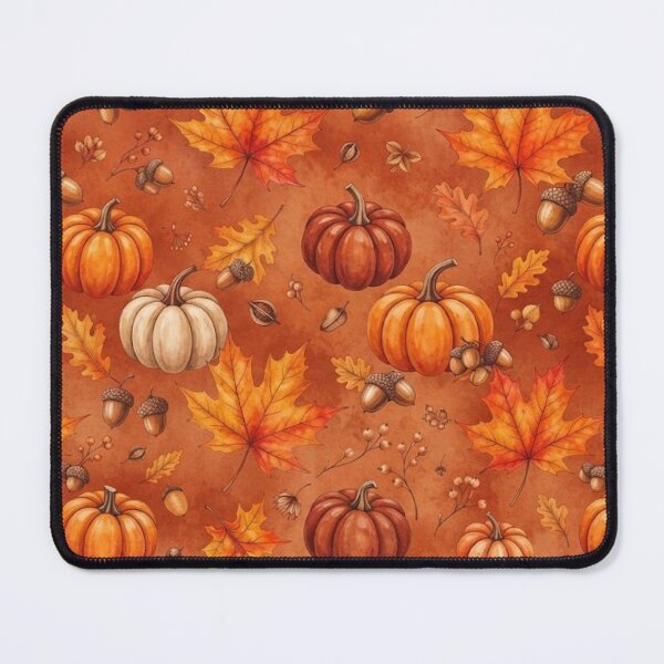 Item preview, Autumn Pumpkin and Fall leaves Pattern / Aesthetic / Thanksgiving Best Selling / Fall Decors / Decorations/ Pillow Cases, Blankets , Socks Phone Case Mug designed and sold by TeenLake.