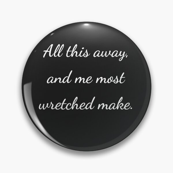 Item preview, “All this away, and me most wretched make.” - handwriting white designed and sold by ariksworld.