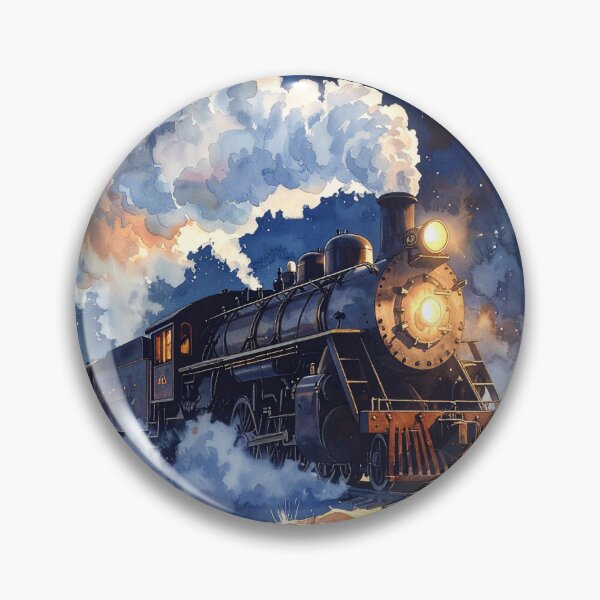 Item preview, Steam locomotive, night journey in the snow designed and sold by LiskoDesign.