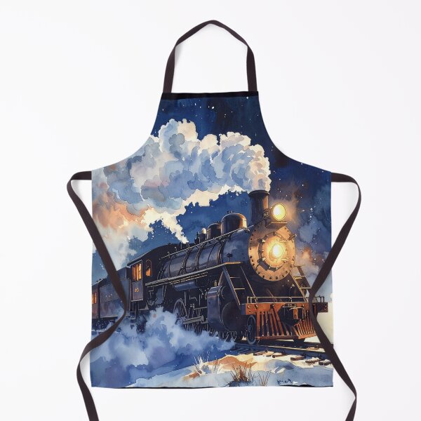 Item preview, Steam locomotive, night journey in the snow designed and sold by LiskoDesign.
