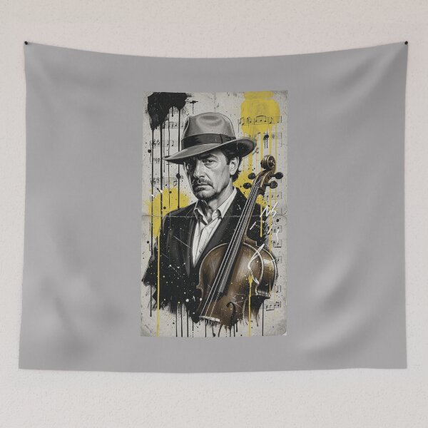 Item preview, Violinist. Cellist. Retro style. designed and sold by MagelliShop.