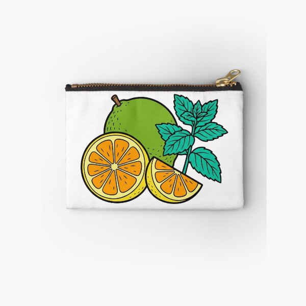 Item preview, Fresh Citrus Slices and Mint Flat Color Illustration designed and sold by seunghus.