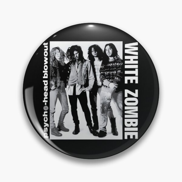 Item preview, white zombie band designed and sold by HexPopArt.