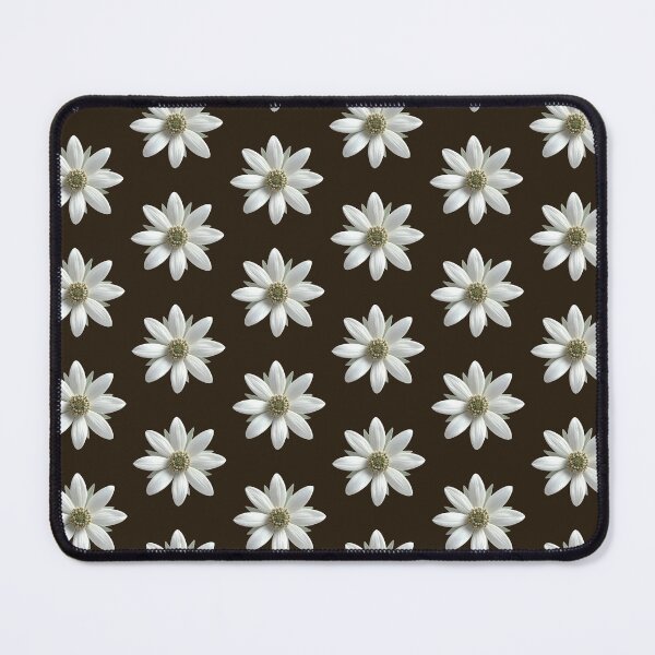 Item preview, Minimalist Espresso Brown Daisy Flower Floral Pattern designed and sold by Jyoti Digital Artist.