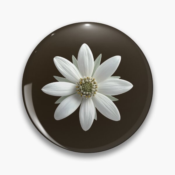 Item preview, Minimalist Espresso Brown Daisy Flower Floral Pattern designed and sold by ​Jyoti Digital Artist.