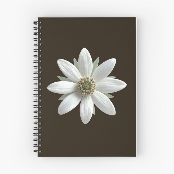 Item preview, Minimalist Espresso Brown Daisy Flower Floral Pattern designed and sold by ​Jyoti Digital Artist.
