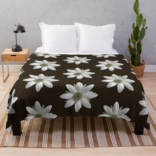 Item preview, Minimalist Espresso Brown Daisy Flower Floral Pattern designed and sold by ​Jyoti Digital Artist.