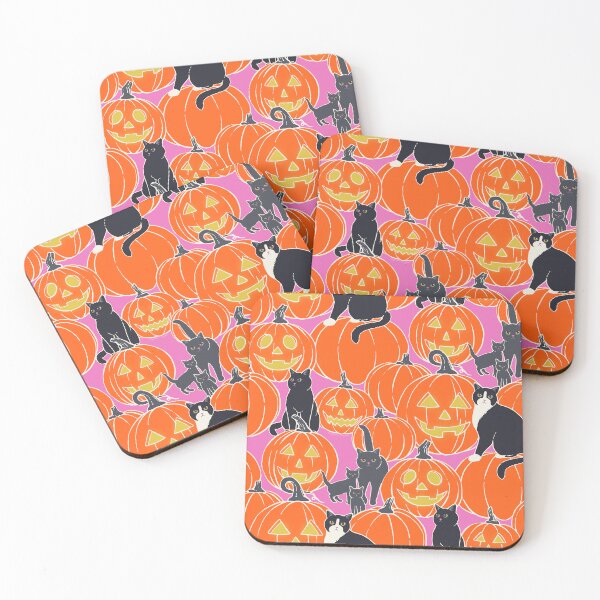 Item preview, Cats & Jack-O-Lanterns designed and sold by Elizabeth Weglein.