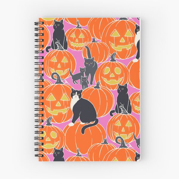 Item preview, Gatos y calabazas de Halloween designed and sold by Elizabeth Weglein.