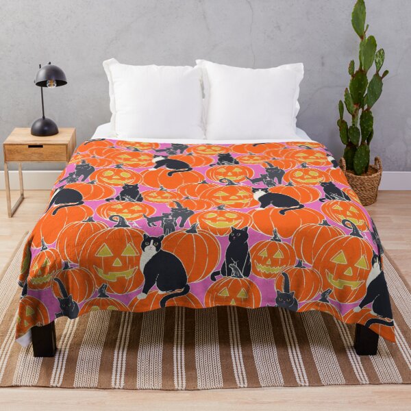Item preview, Cats & Jack-O-Lanterns designed and sold by Elizabeth Weglein.