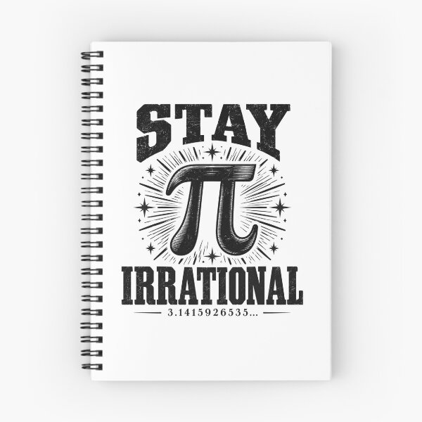 Item preview, Stay Irrational — Pi Math Humor designed and sold by MotionBanana Art.