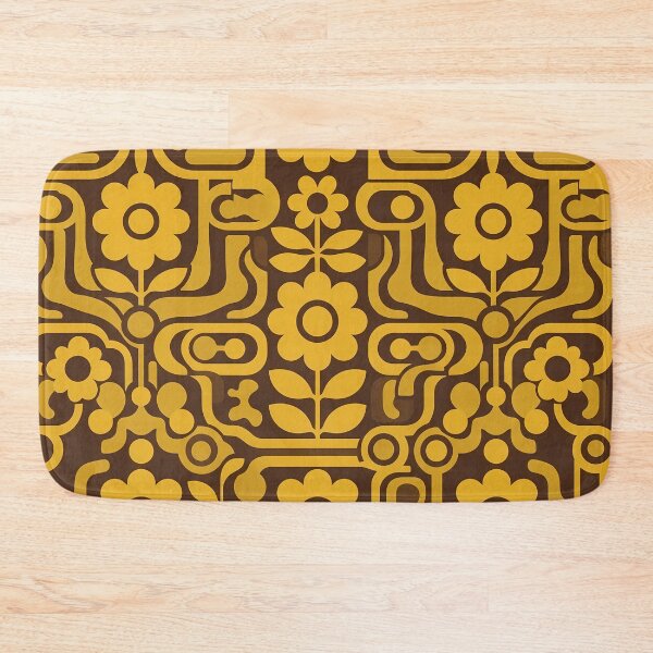 Item preview, Brown Flower Damask Ornamental Seamless Pattern Collection designed and sold by ART ATTACK ZONE.