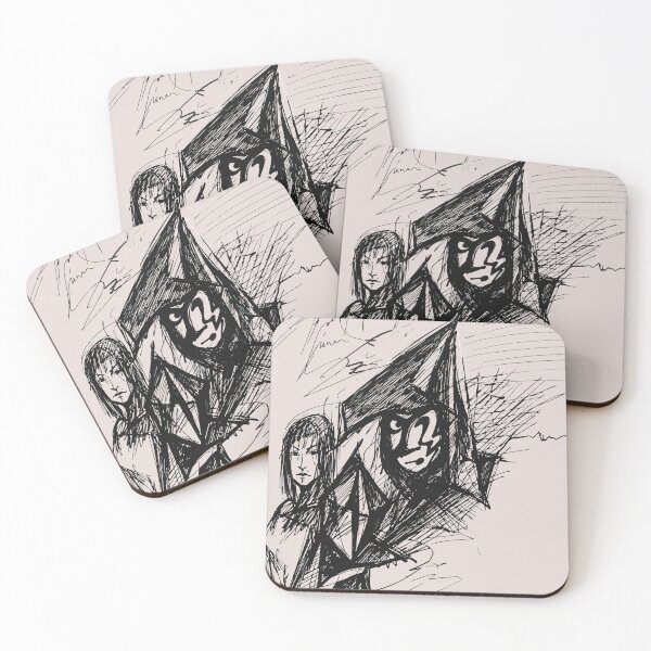 Item preview, Hooded Figure Sketch - Dark Ink Art designed and sold by photossmirnov.