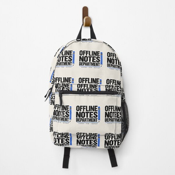 Item preview, Offline Notes Department Sticker – Journaling and Stationery Lover Design designed and sold by astersgraphics.