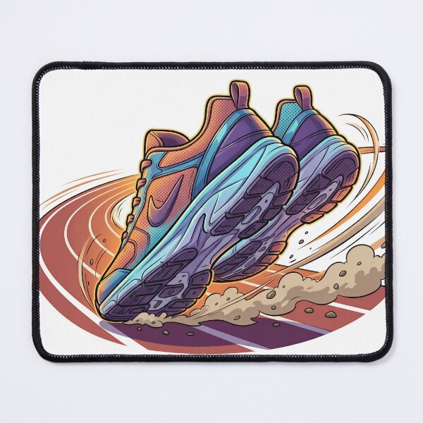 Item preview, Sprint Kicks Running Shoes Comic Art designed and sold by DIUMERI.